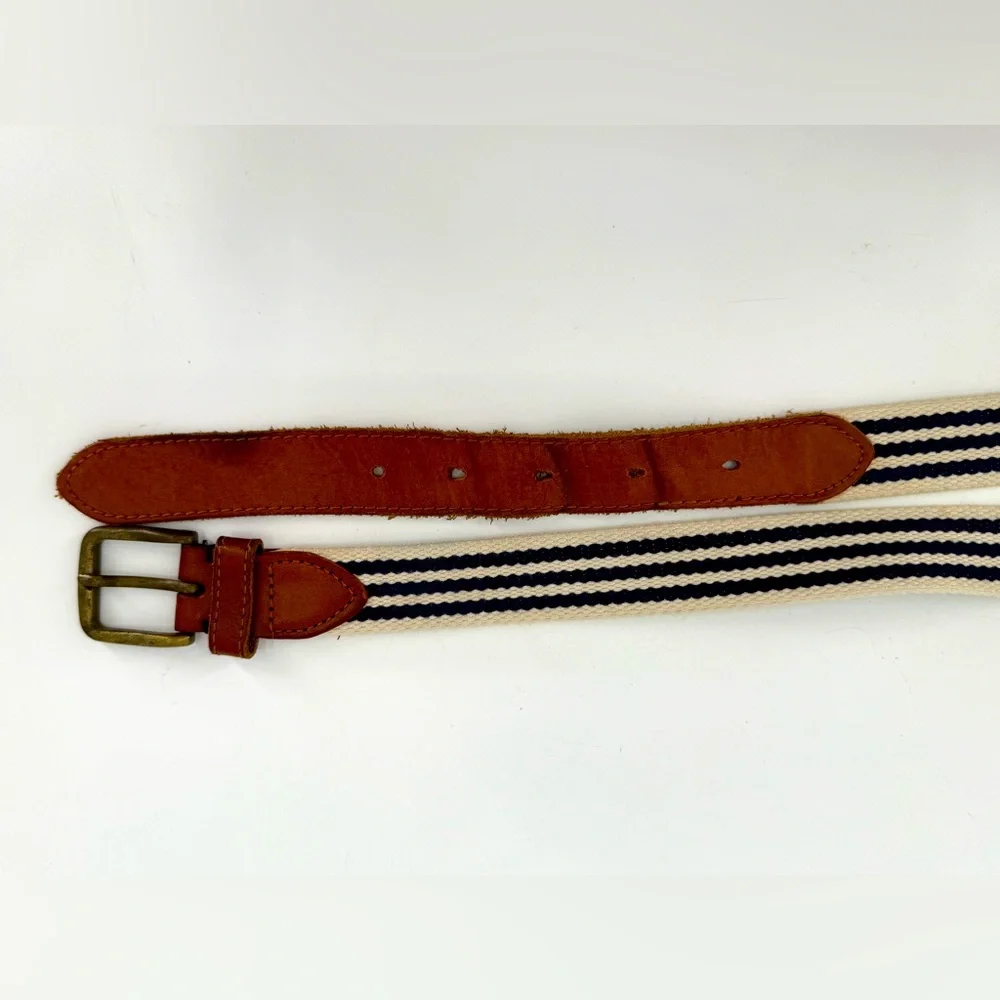 Vintage H&M Canvas & Leather Belt‎ L/XL